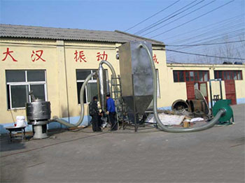 氣流篩粉機(jī)試機(jī)廠(chǎng)家試機(jī)圖片