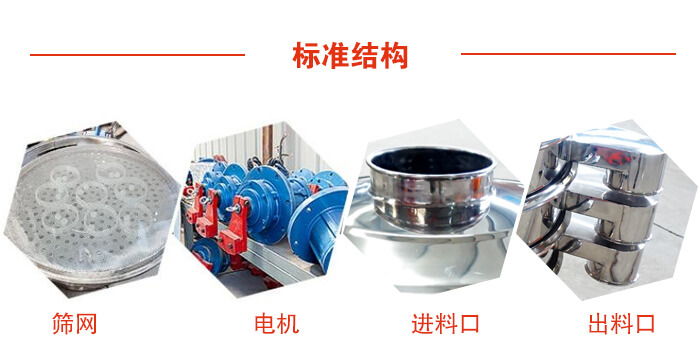 標(biāo)準(zhǔn)篩，篩網(wǎng)，電機(jī)，進(jìn)料口，出料口