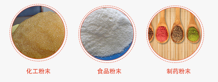 磁懸浮試驗篩適用物料：化工粉末，食品粉末，制藥粉末等。